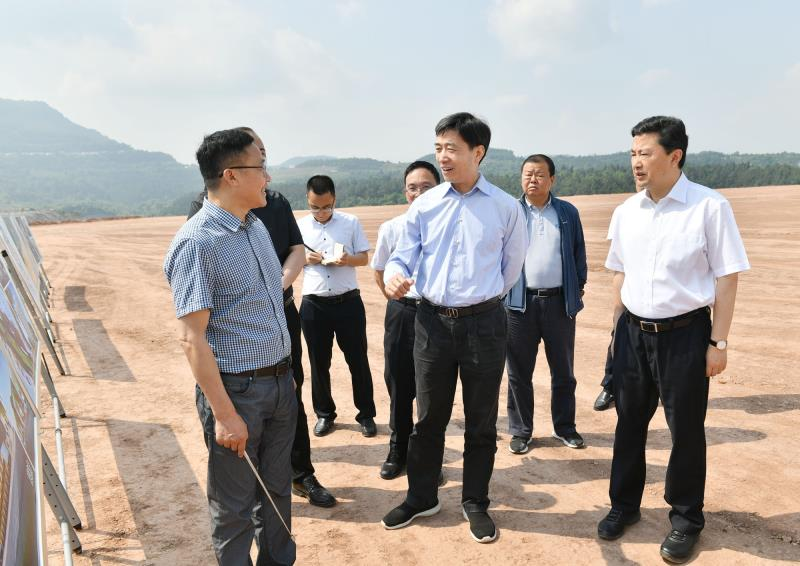 20200529甘霖常委調(diào)研眾彩物流園